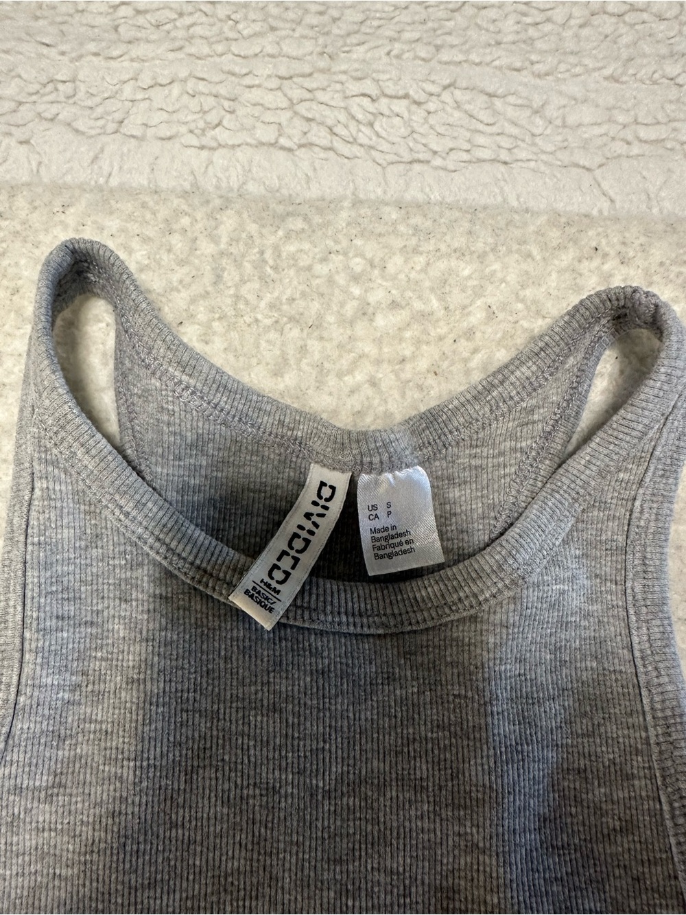 Target Gray Racerback Tank Top - Picture 2 of 3